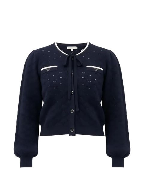 TWINSET bow embellished cardigan - Blue - zdjęcie produktu nr 1