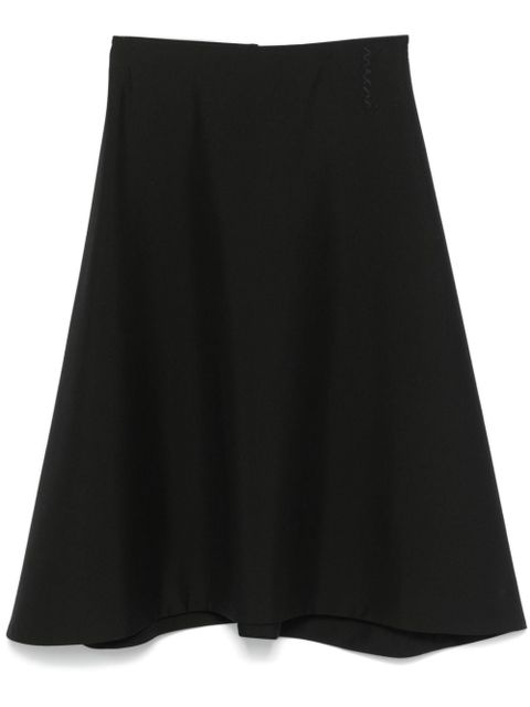 Marni virgin-wool midi skirt - Black - zdjęcie produktu nr 1