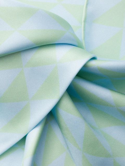 Prada silk scarf - Blue - zdjęcie produktu nr 2