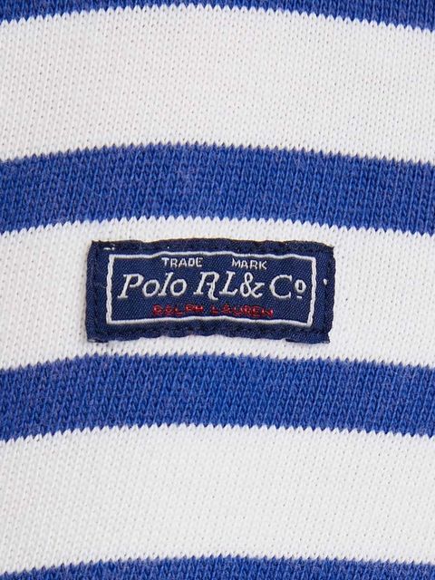 Polo Ralph Lauren longsleeve bawełniany kolor niebieski