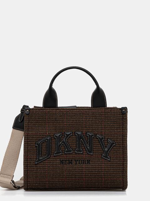 Dkny torebka kolor brązowy - zdjęcie produktu nr 1