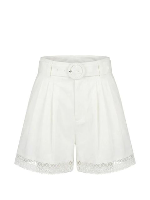 TWINSET belted shorts - White - zdjęcie produktu nr 1