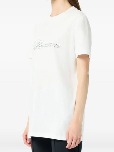 Blumarine crystal-embellished T-shirt - White