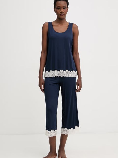 United Colors of Benetton top piżamowy damski z wiskozy - zdjęcie produktu nr 1