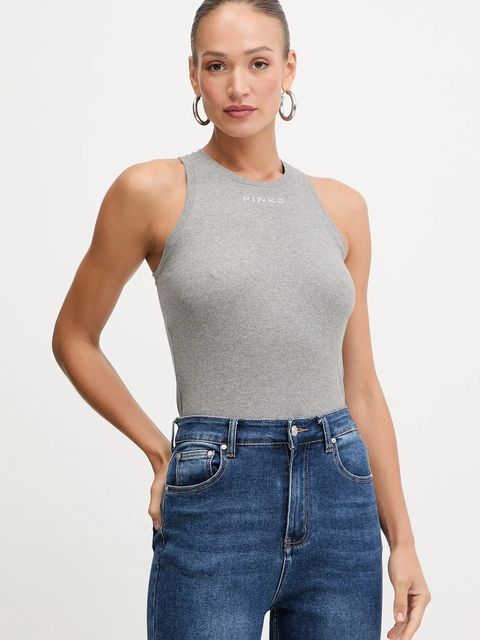 Pinko top kolor szary 100822 A2RC - zdjęcie produktu nr 1