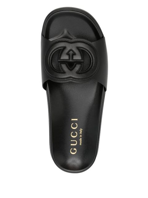 Gucci Interlocking G slides - Black