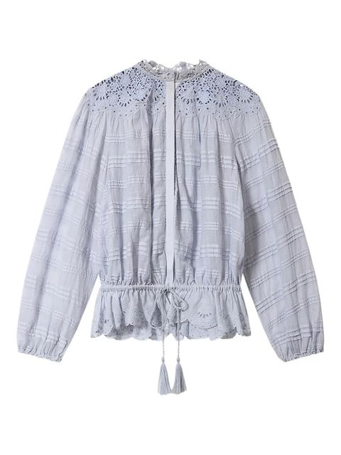 MARANT ÉTOILE Polly embroidery blouse - Blue - zdjęcie produktu nr 1