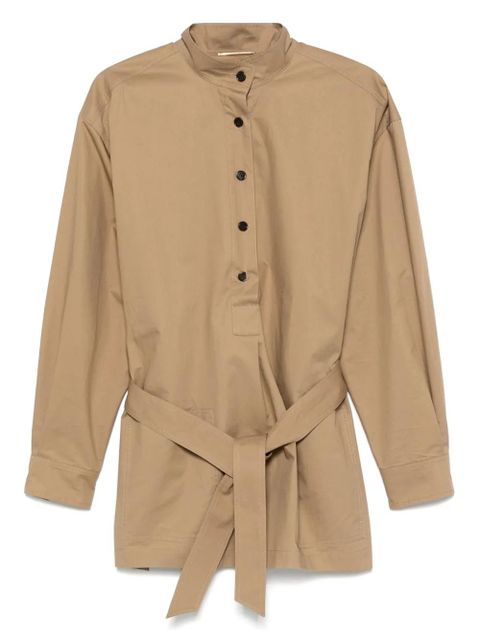 Saint Laurent belted top - Brown - zdjęcie produktu nr 1