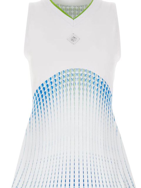 Casablanca x Martin Naumann logo-detail mini dress - White