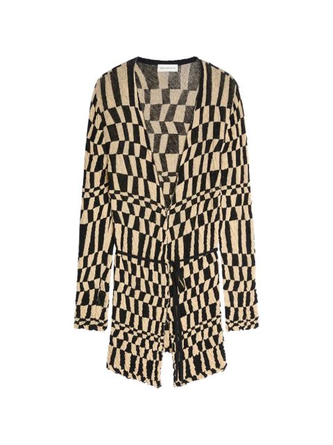 DRIES VAN NOTEN jacquard cardigan - Black - zdjęcie produktu nr 1