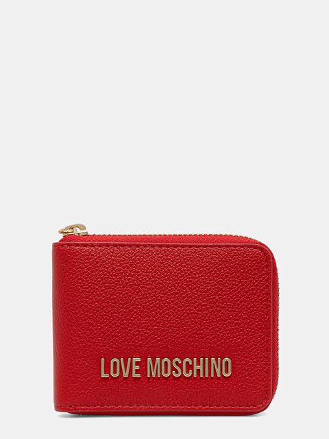 Love Moschino portfel damski kolor czerwony JC5639PP1NLD0500 - zdjęcie produktu nr 1