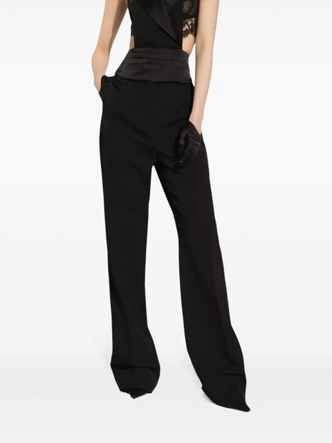 Dolce & Gabbana tailored gabardine trousers - Black