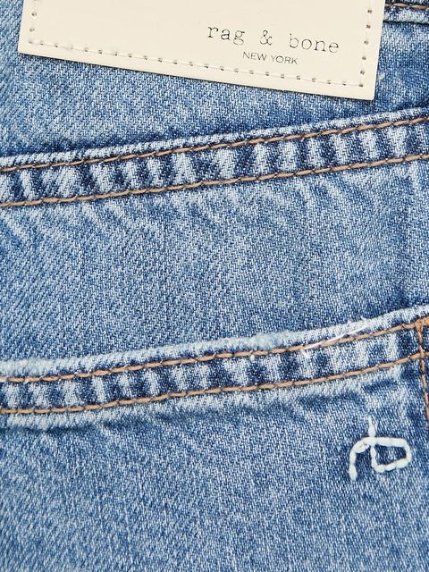 Rag & Bone jeansy damskie kolor niebieski WDD24H2935FWOR