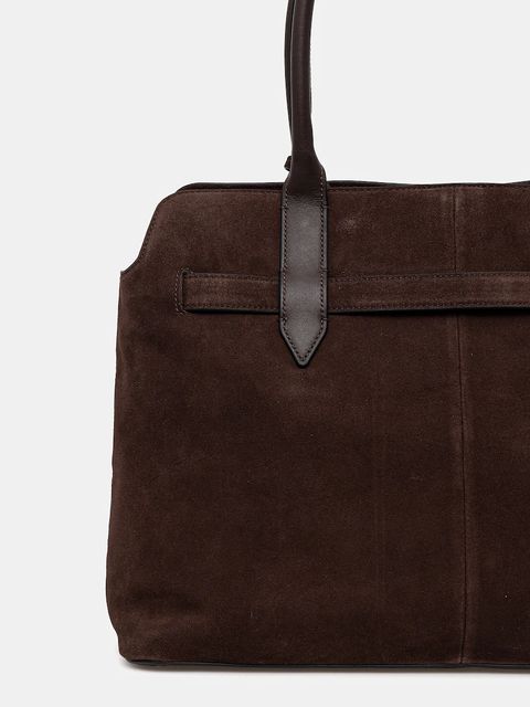 Marc O'Polo torebka zamszowa kolor brązowy 50818770301304 - zdjęcie produktu nr 2