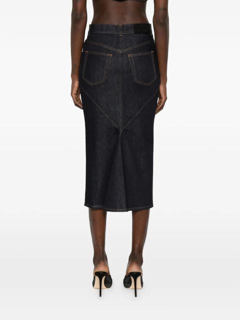 Givenchy seam midi skirt - Blue