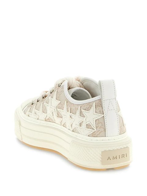 AMIRI monogram star court sneakers - Neutrals