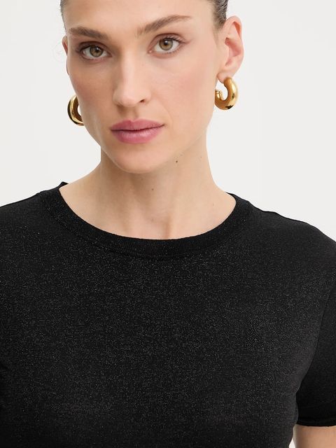 Patrizia Pepe t-shirt kolor czarny 8K0278 K128