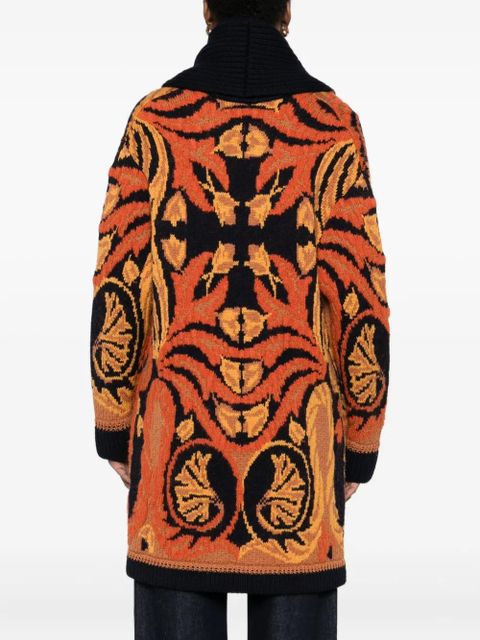ETRO patterned cardigan - Black
