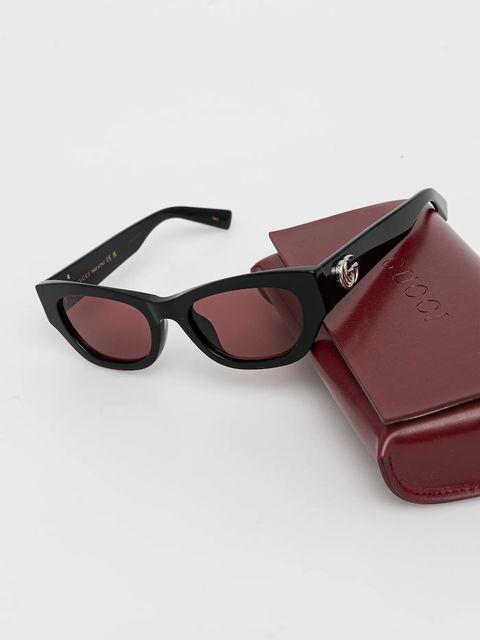 Gucci okulary przeciwsłoneczne damskie kolor czarny GG1954SA - zdjęcie produktu nr 2