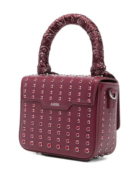 AMIRI micro MA Stud tote bag - Red