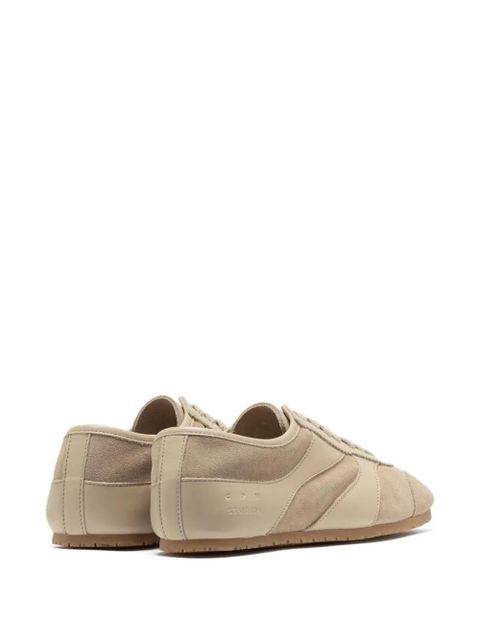 Copenhagen leather mix sneakers - Neutrals