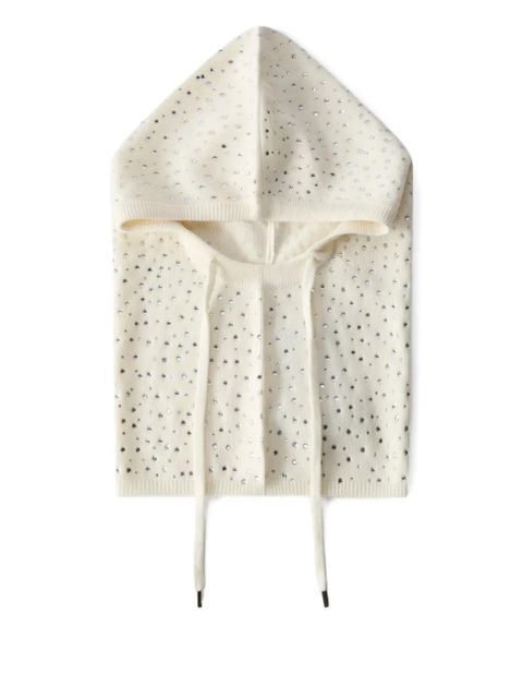 PINKO crystal-embellished balaclava - White - zdjęcie produktu nr 1