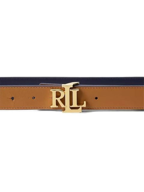 Lauren Ralph Lauren reversible leather logo belt - Neutrals - zdjęcie produktu nr 2