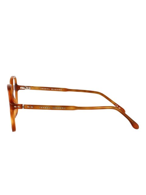 Isabel Marant Eyewear IM 0063 square-frame glasses - Orange - zdjęcie produktu nr 1