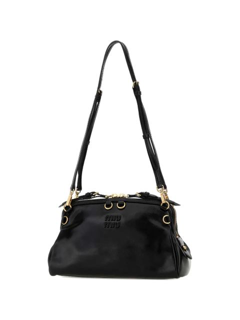 Miu Miu leather clutch bag - Black