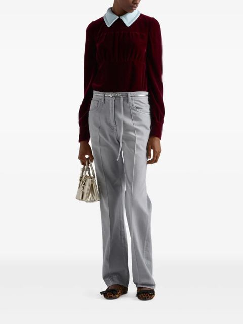 Prada velvet top - Red