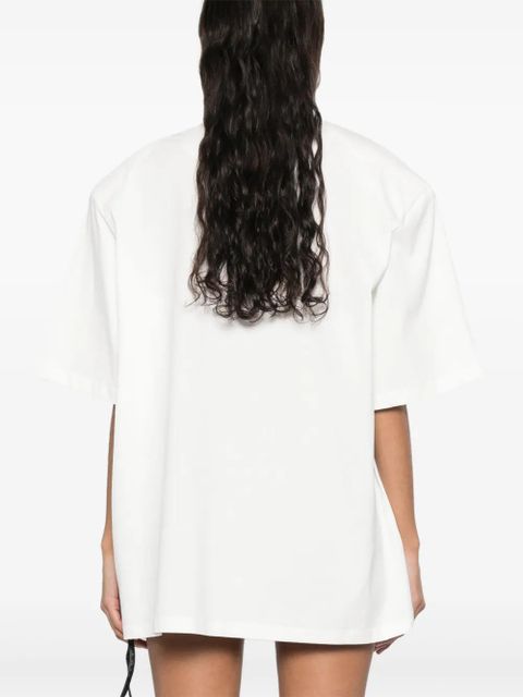 The Attico embroidered T-shirt - White