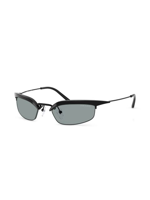 Prada Eyewear geometric-frame sunglasses - Black - zdjęcie produktu nr 2