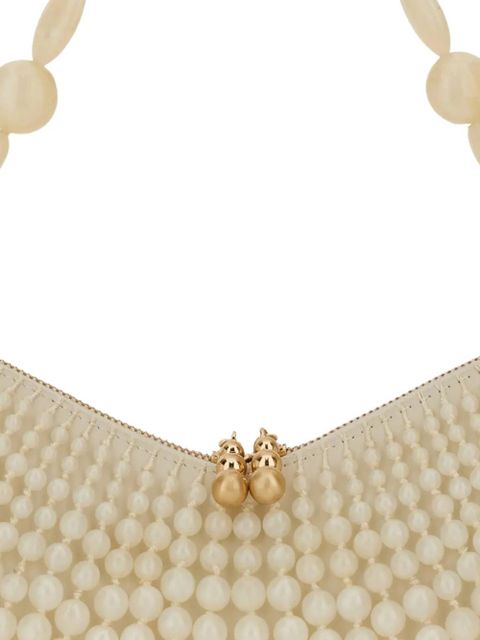 Cult Gaia beaded handle clutch bag - Neutrals - zdjęcie produktu nr 2