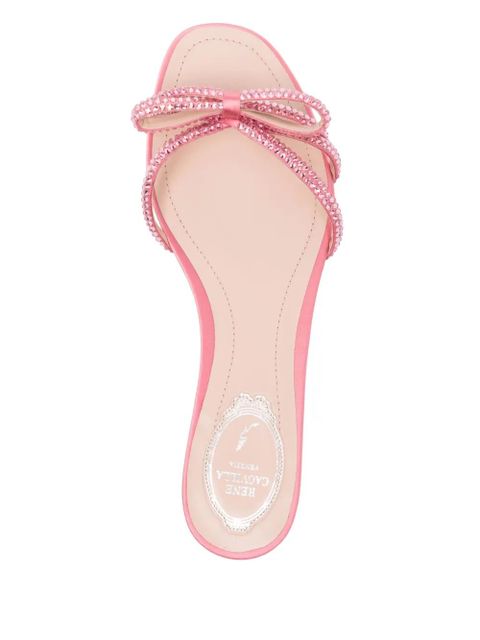 René Caovilla crystal embellishment sandals - Pink