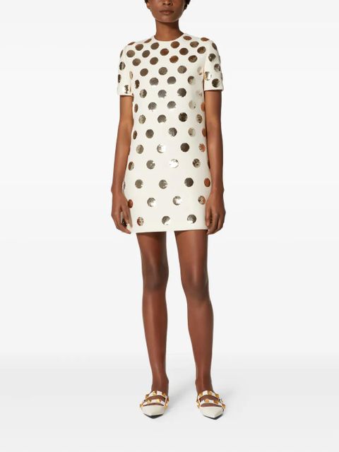 Valentino Garavani sequin-embellished dress - Neutrals