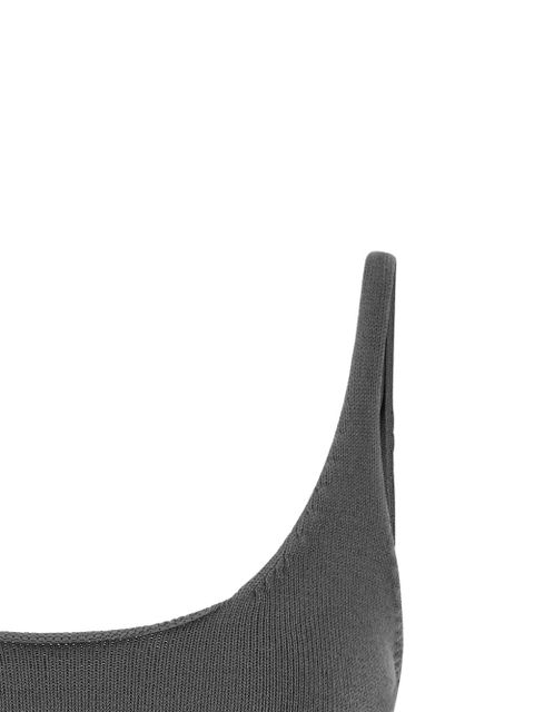 ENTIRE STUDIOS knitted crop top - Grey