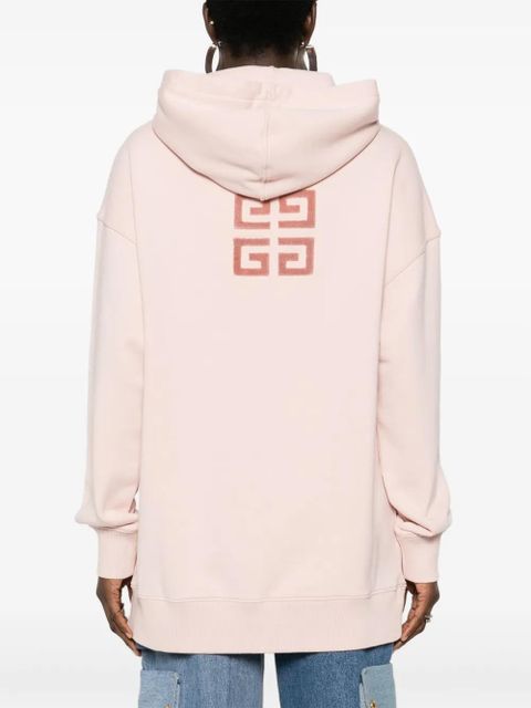 Givenchy 4G-motif cotton hoodie - Pink