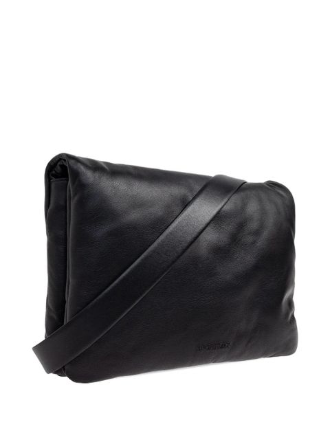 Sportmax padded leather cross body bag - Black