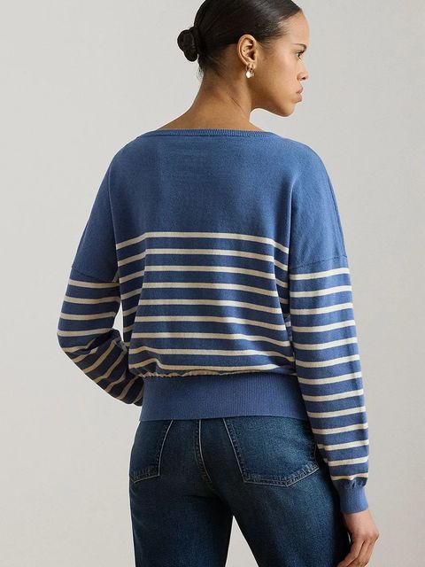 Lauren Ralph Lauren sweter damski bawełniany - zdjęcie produktu nr 1