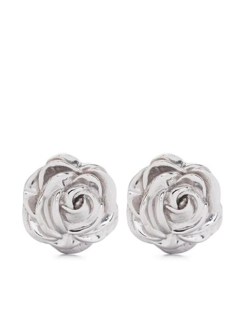 Magda Butrym rose earrings - Silver - zdjęcie produktu nr 1