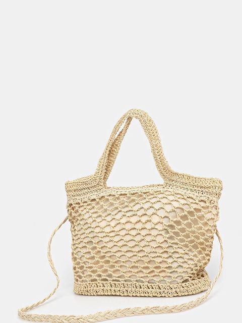 Answear.LAB kosz plażowy kolor beżowy