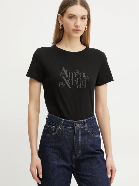 Armani Exchange t-shirt bawełniany - zdjęcie produktu nr 2