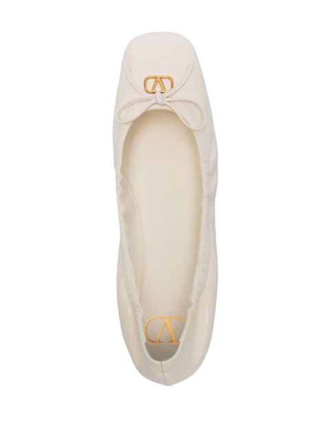 Valentino Garavani VLogo Signature ballet flats - White