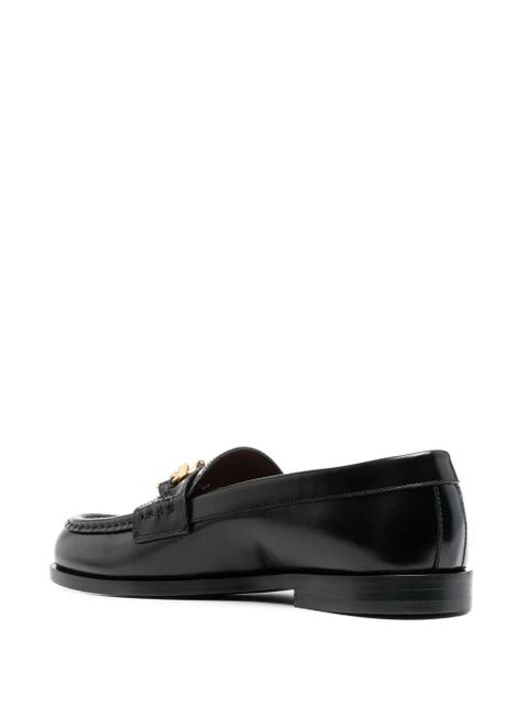 Valentino Garavani VCHAIN leather loafers - Black - zdjęcie produktu nr 2