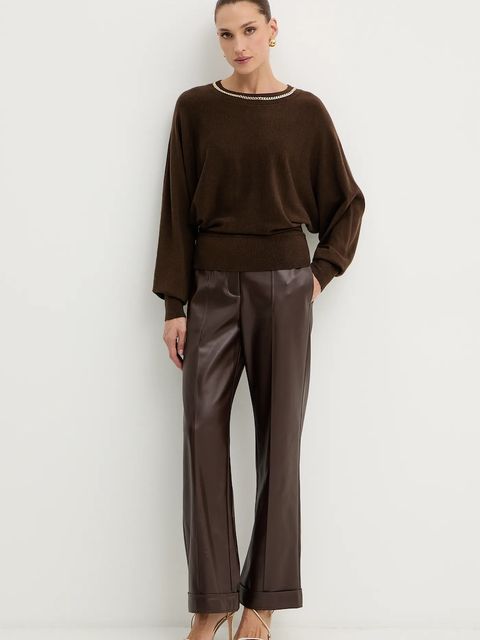 Marciano by Guess sweter z dodatkiem wełny ABEL damski kolor brązowy 5BGR02 5782Z