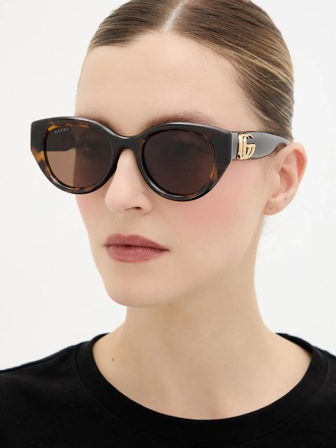 Gucci okulary przeciwsłoneczne damskie kolor brązowy GG1976SK - zdjęcie produktu nr 1