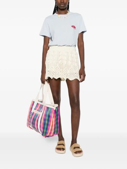 MARANT ÉTOILE lip motif T-shirt - Blue - zdjęcie produktu nr 2