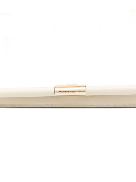 Victoria Beckham 202 leather clutch bag - Neutrals