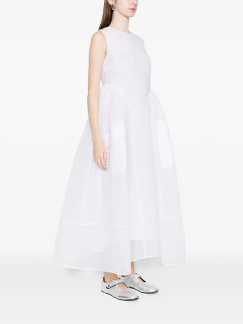 Cecilie Bahnsen pocket plumeria petit dress - Grey