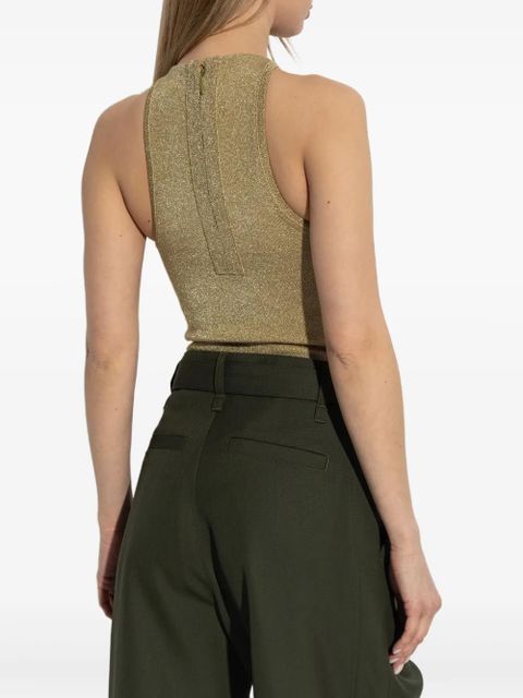 Cult Gaia metallic bodysuit - Gold